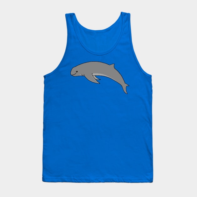 Australian Snubfin Dolphin Tank Top by wanungara